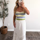 Italian Ice Strapless Knit Top