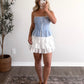 Lunaria Button Striped Tank