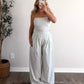Pistachio Ice Cream Striped Pant Set
