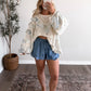 Sweet Soul Eyelet Top / Cream