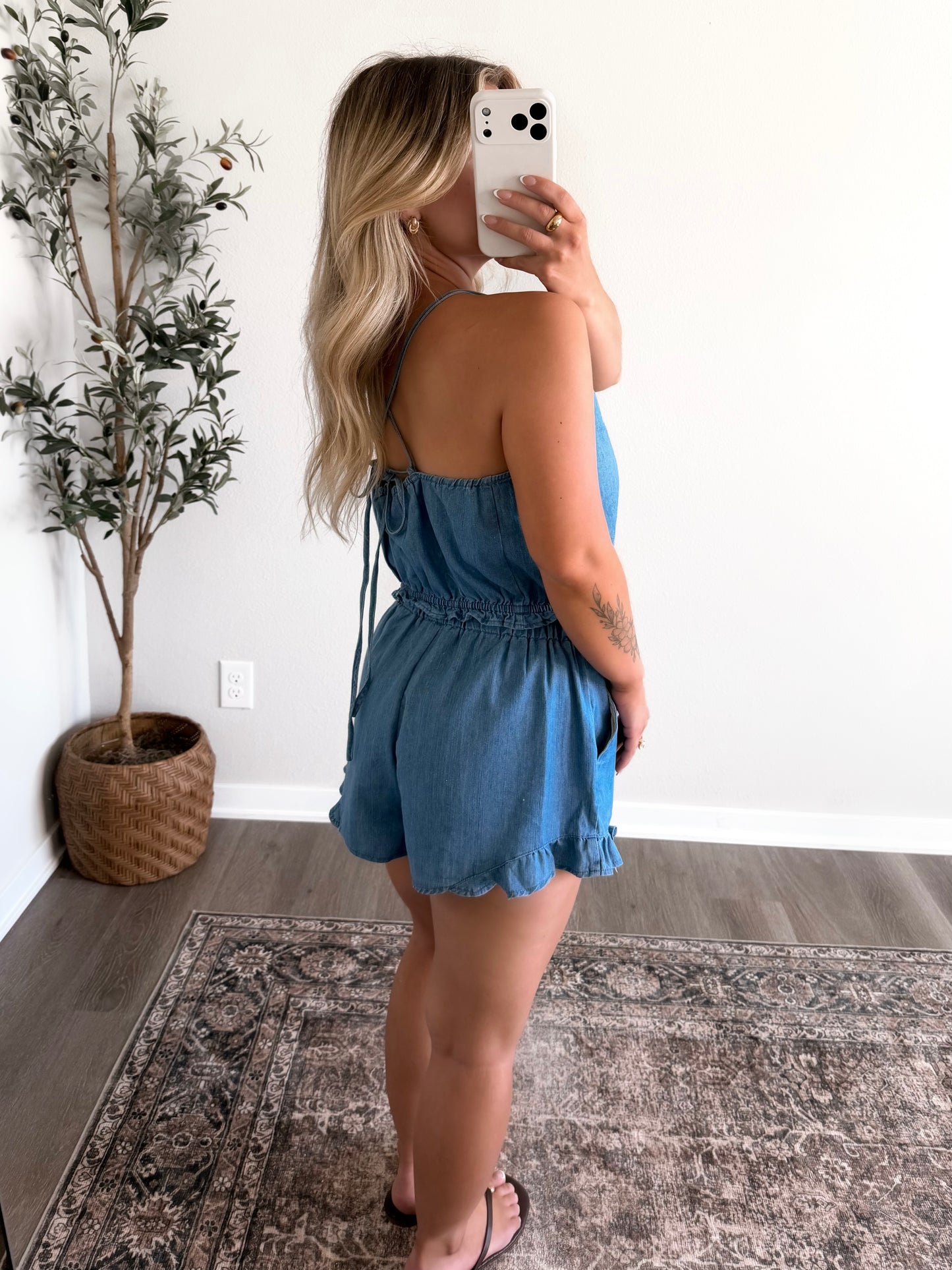 East Coast Denim Short Set
