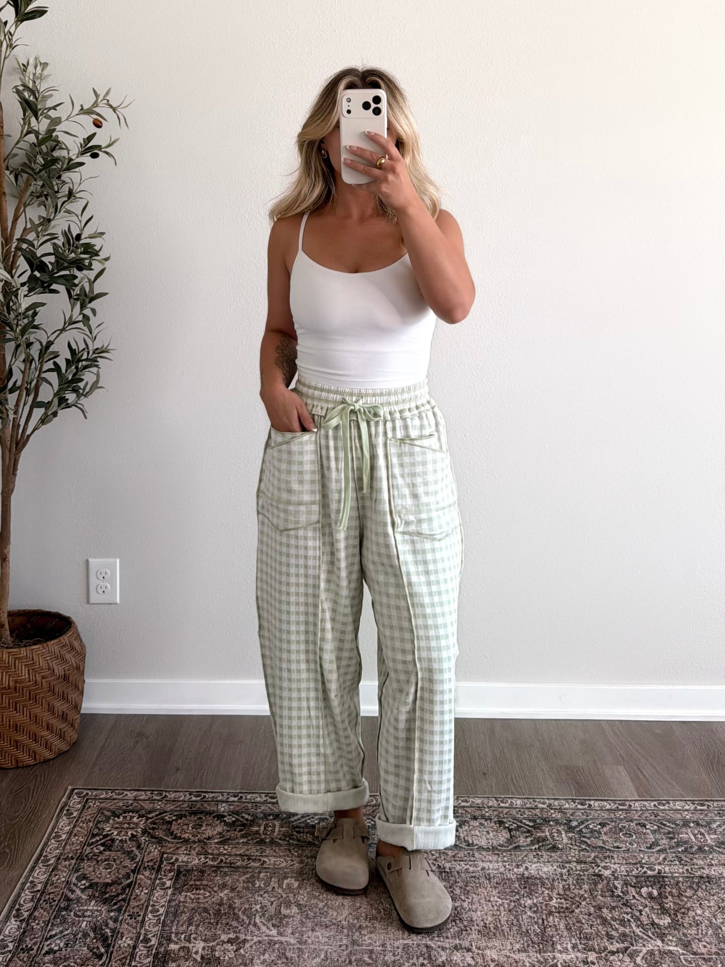 Mellow Mood Lounge Barrel Pant
