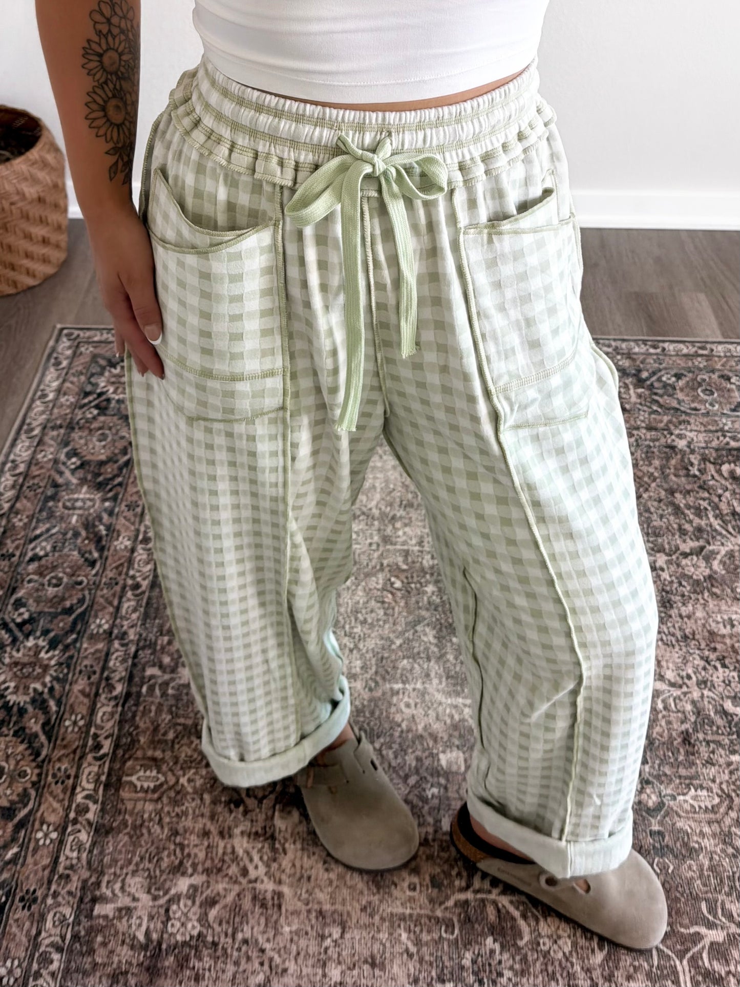 Mellow Mood Lounge Barrel Pant