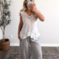 Phoebe Eyelet White Top