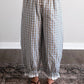 Margot Lace Grid Pant / Blue-Yellow