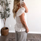 Phoebe Eyelet White Top