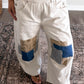 Roam Free Patchwork Barrel Overalls