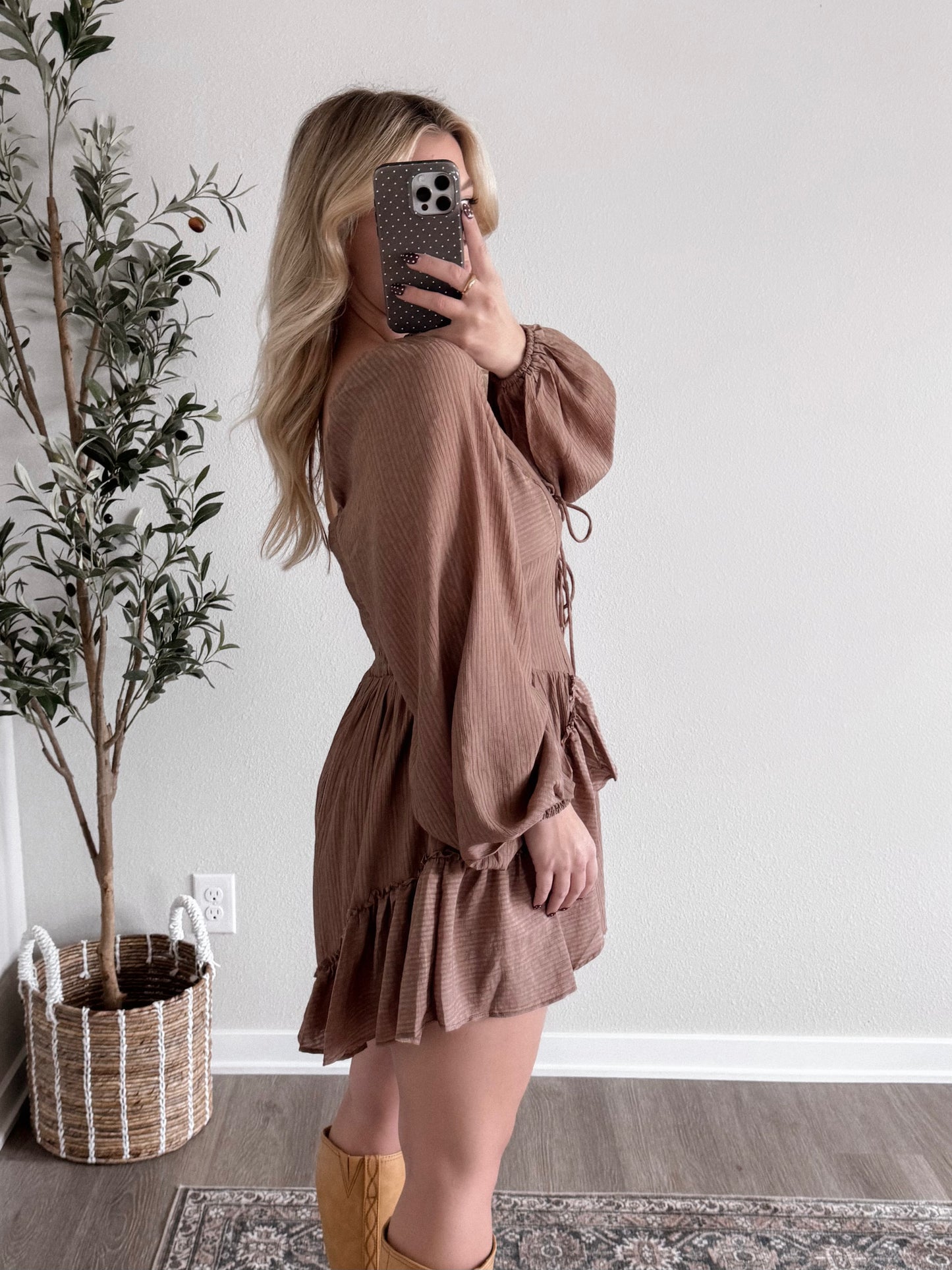 Hillside Tie Front Romper (Restocking Soon)