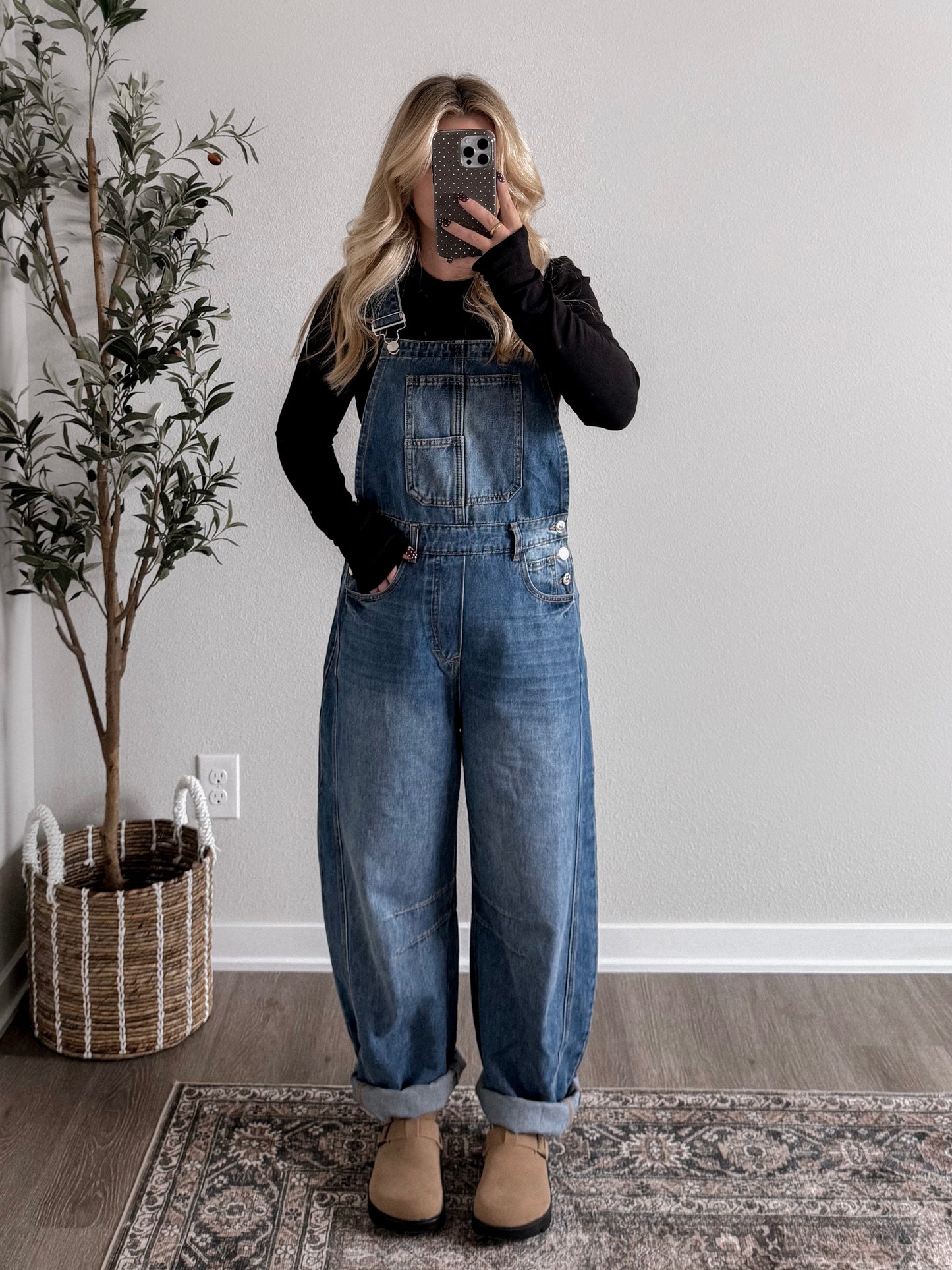 Outlook Denim Barrel Overalls (Restocking Mid October)