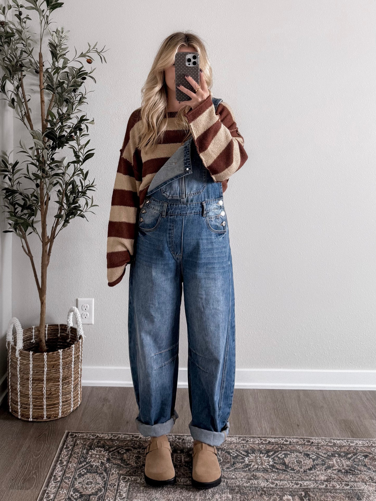 Outlook Denim Barrel Overalls (Restocking Mid October)