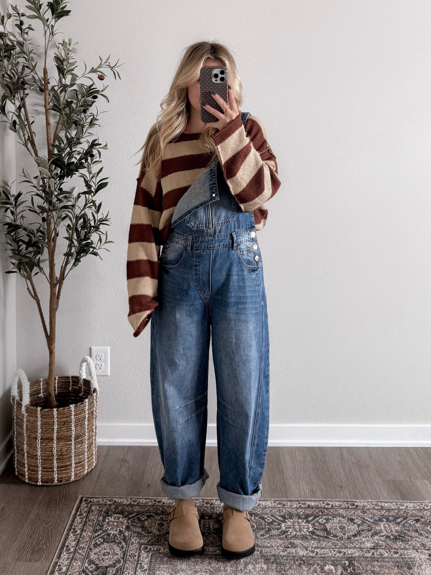 Outlook Denim Barrel Overalls (Restocking Mid October)