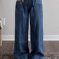 Drew Pinstripe Pant / Dark Denim