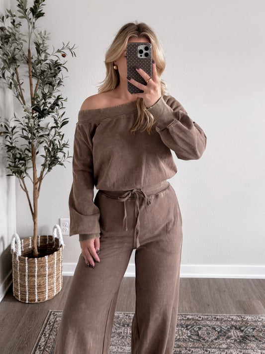 Cocoa Lounge Off Shoulder Jumpsuit