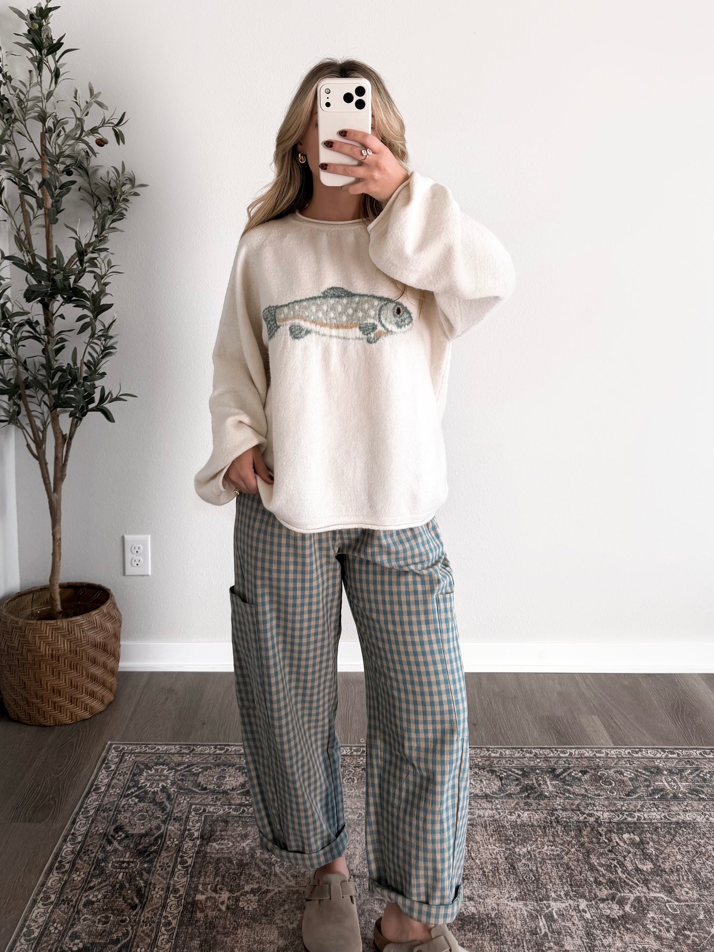 Pine Creek Fish Knit Sweater