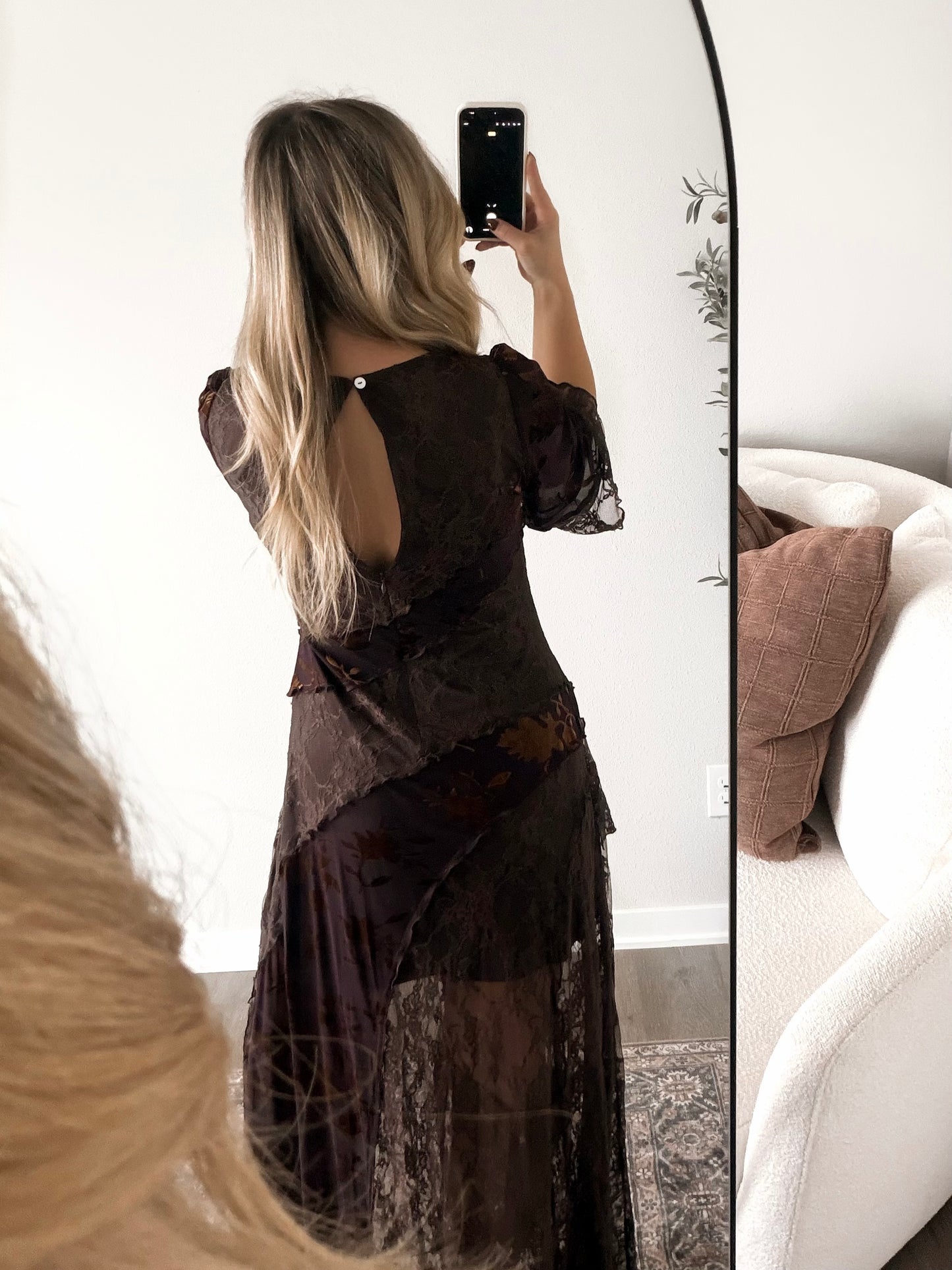 Underwood Velvet Lace Maxi Dress