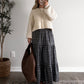 Country Kin Gingham Midi Skirt