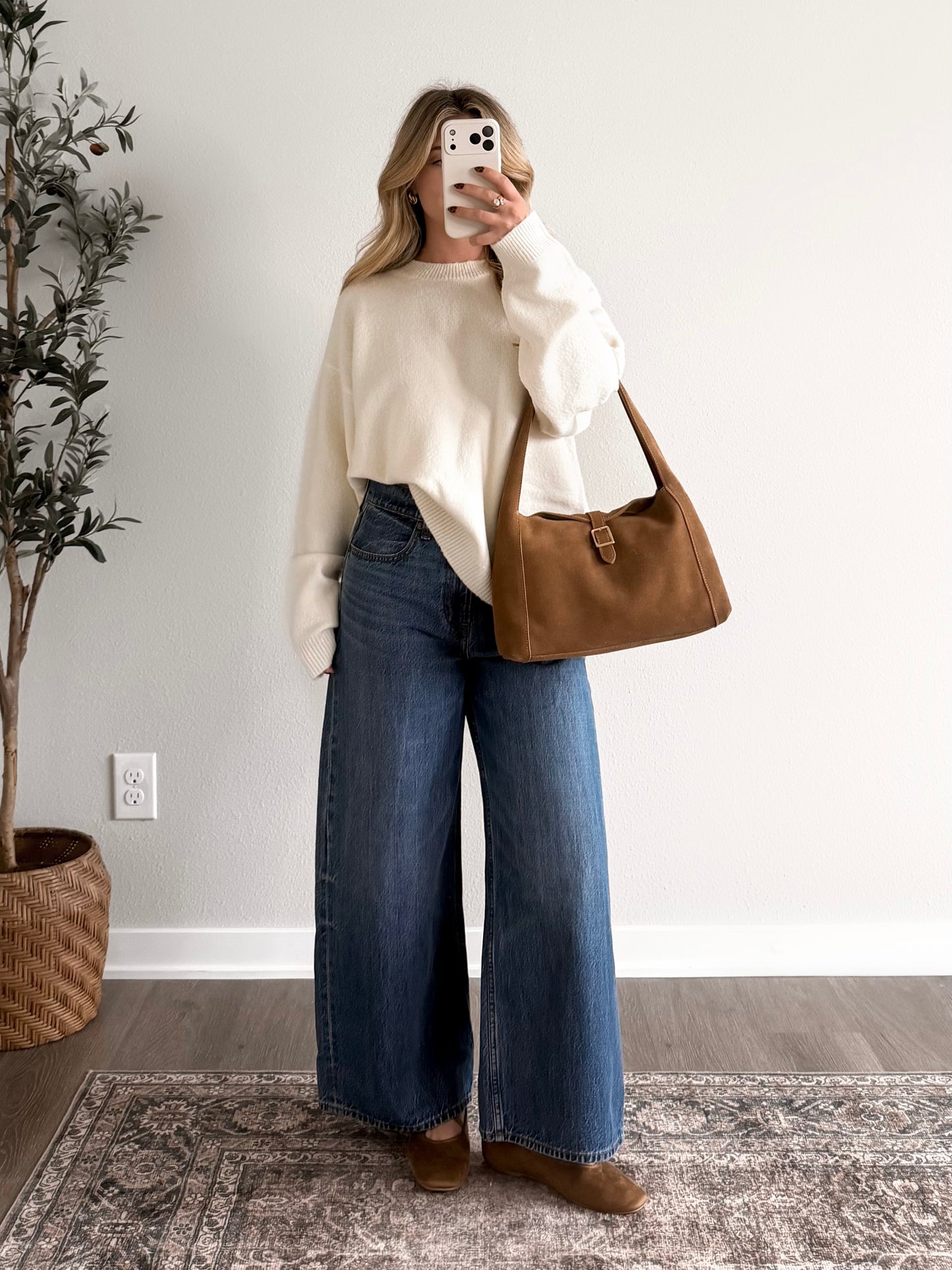 Honey Cream Bow Back Sweater
