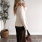 Shortbread Peplum Knit Sweater