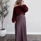 Dottie Chocolate Maxi Skirt