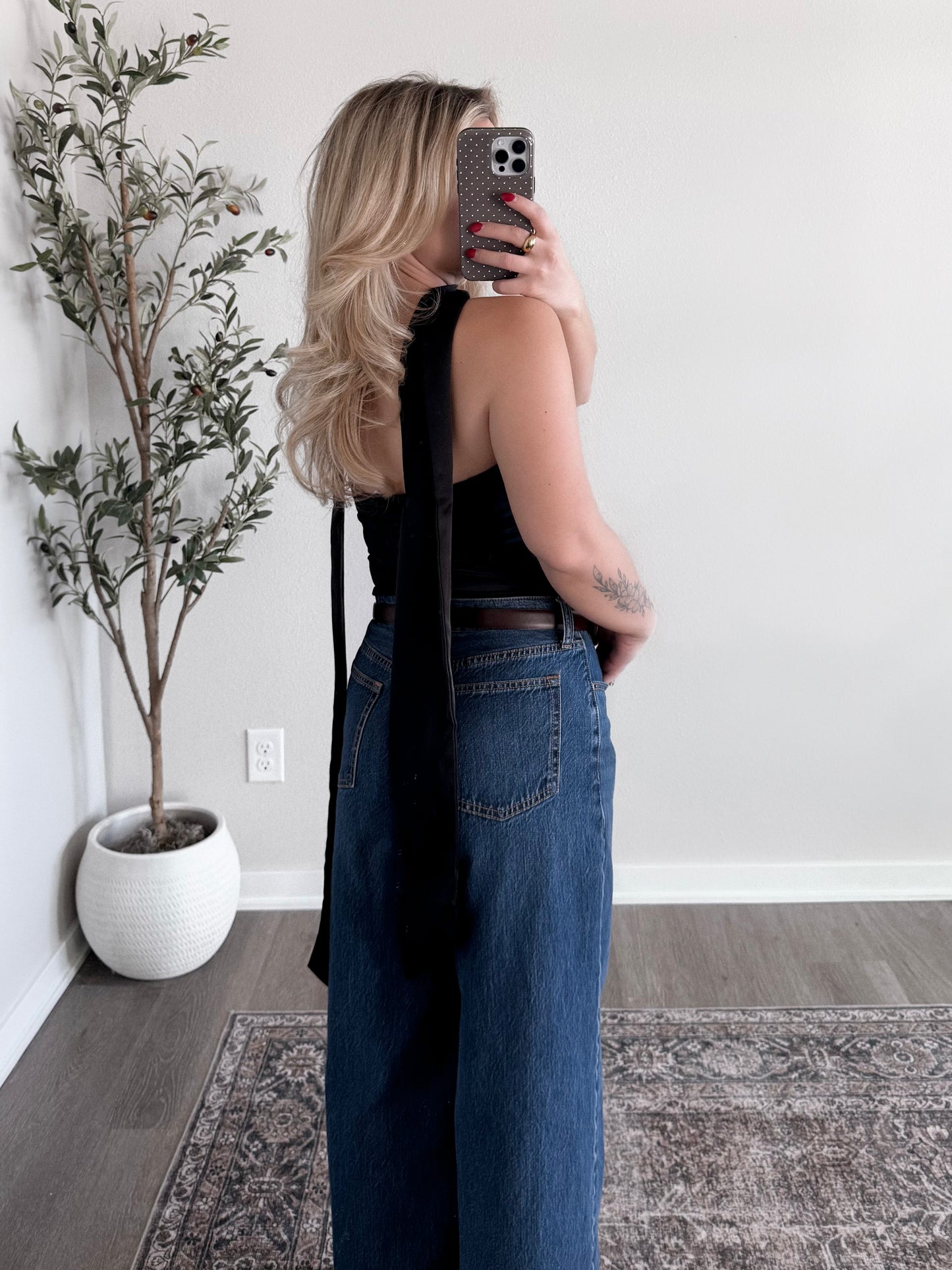 After Party Satin Scarf Top