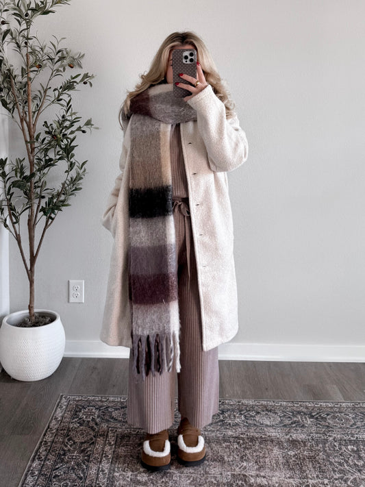 Winter Eve Trench Coat