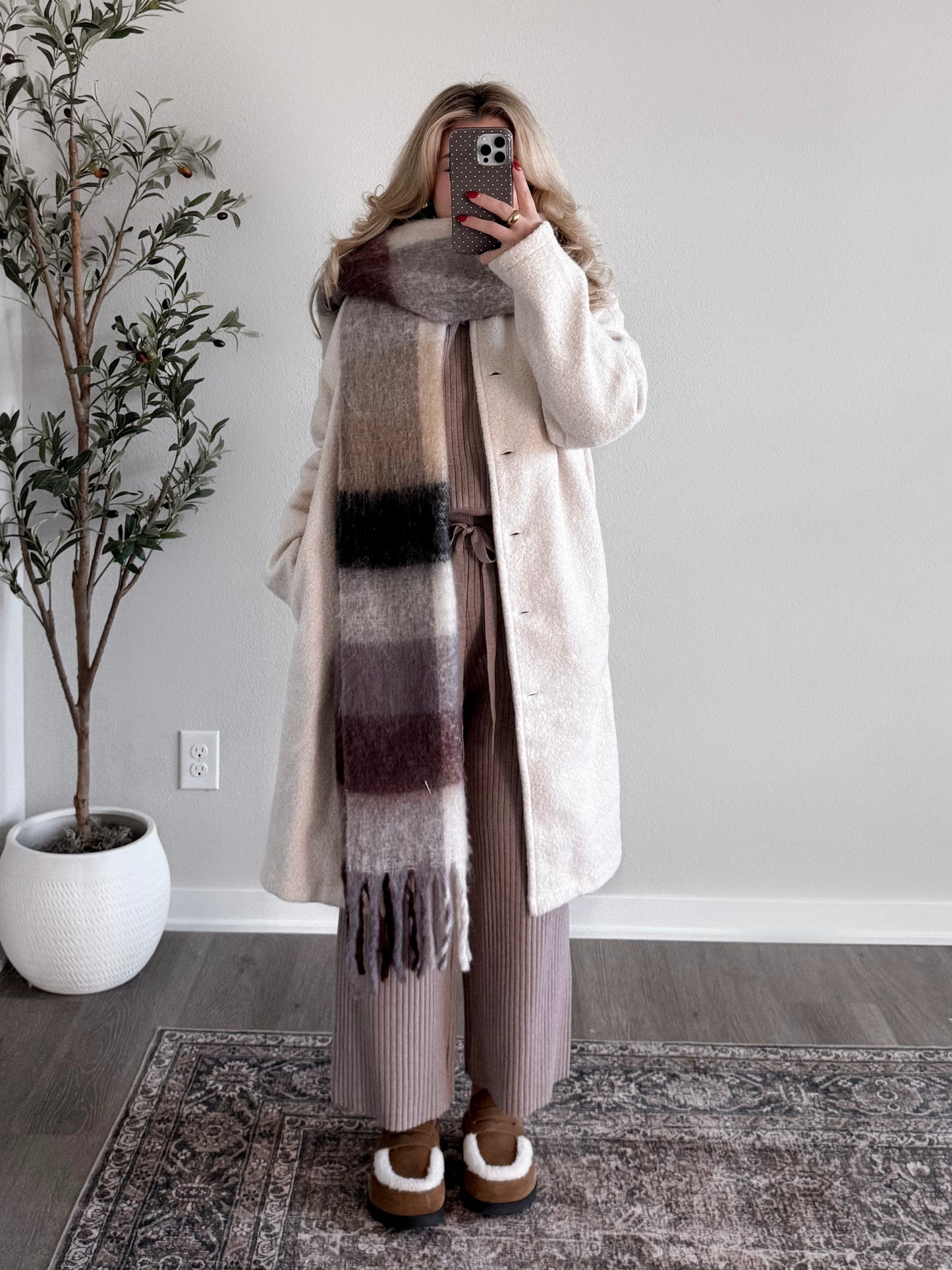 Staying Home Ribbed Knit Set (Short Friendly)