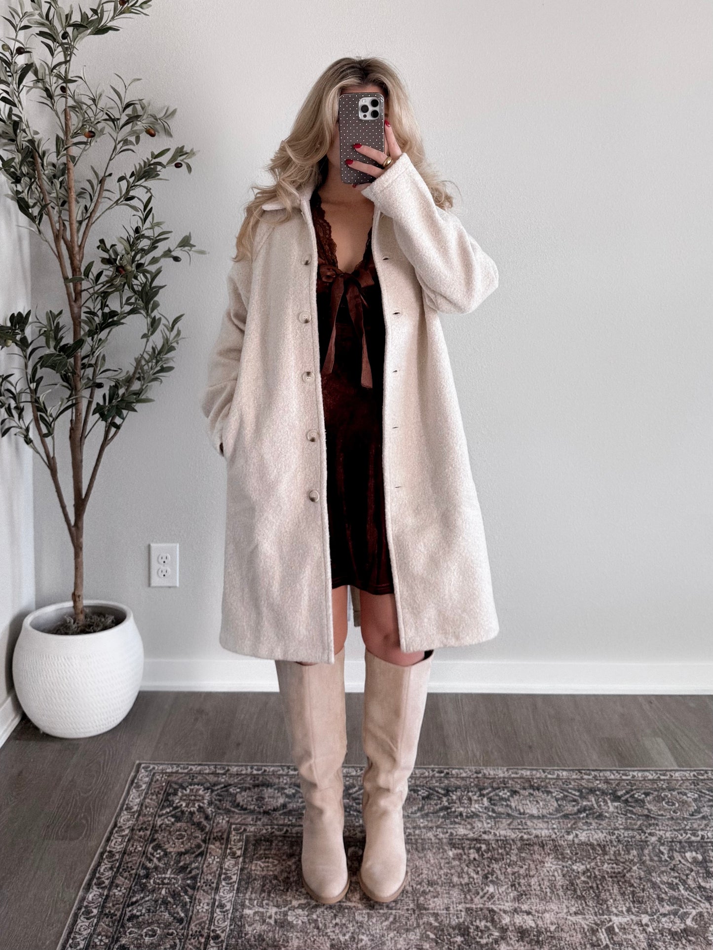 Winter Eve Trench Coat