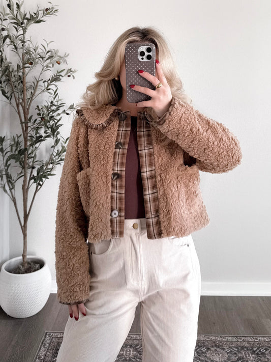 Hometown Collared Sherpa Jacket