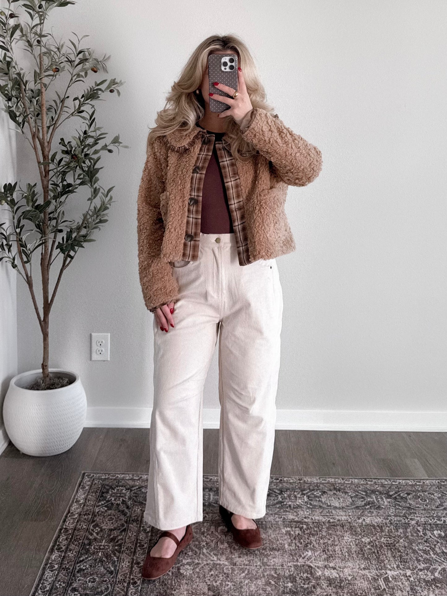 Summit Corduroy Barrel Pant / Cream