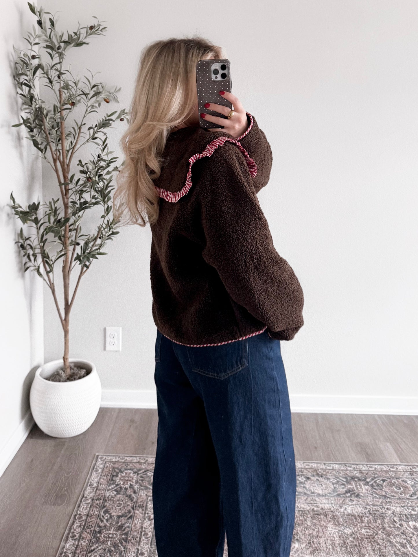 Eloise Sherpa Collared Jacket