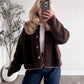Eloise Sherpa Collared Jacket