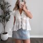 Elle Denim Skort / Light Wash