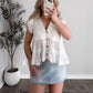 Elle Denim Skort / Light Wash