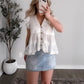 Elle Denim Skort / Light Wash