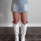 Elle Denim Skort / Light Wash