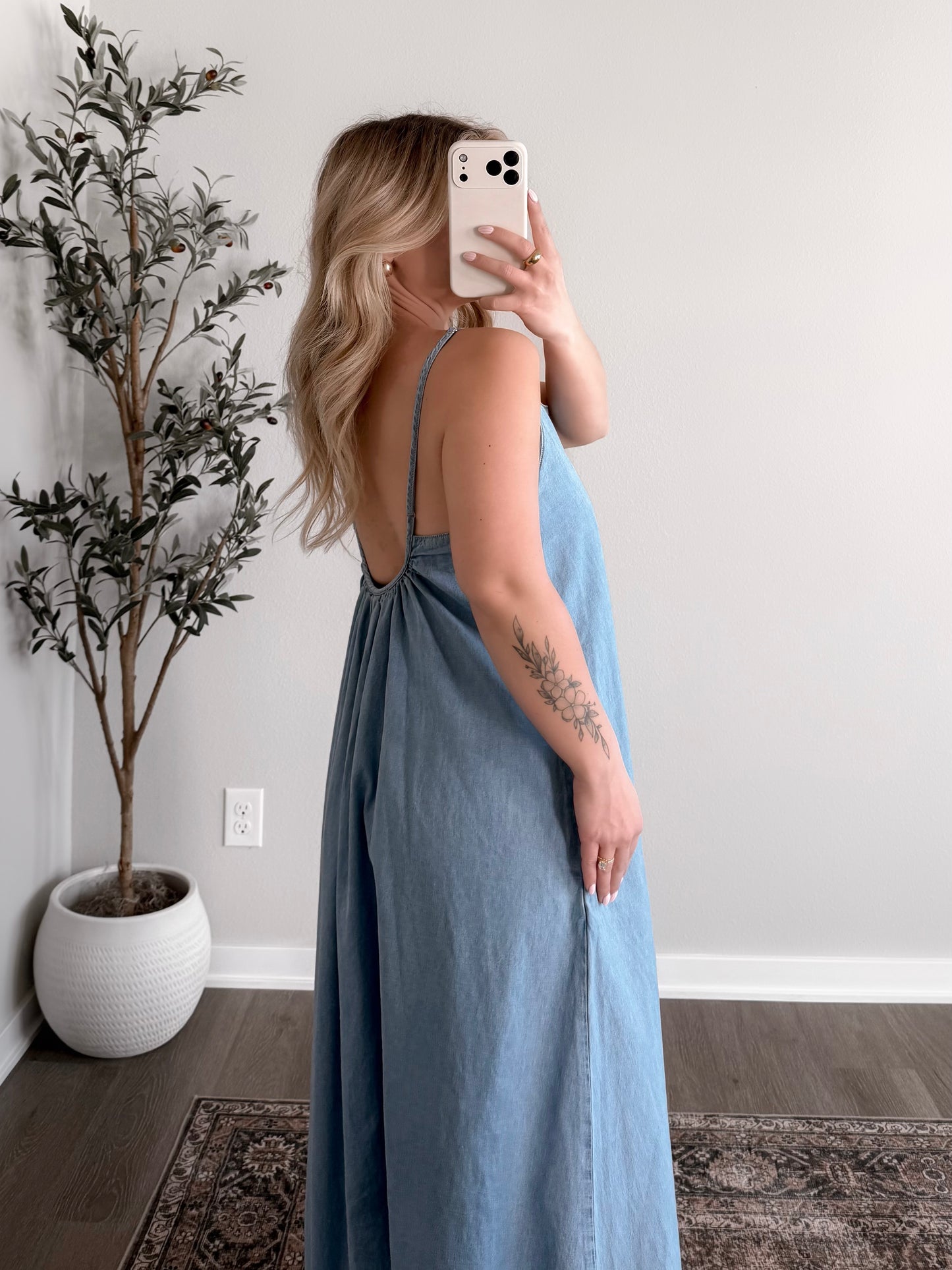 Sunline Denim Maxi Dress