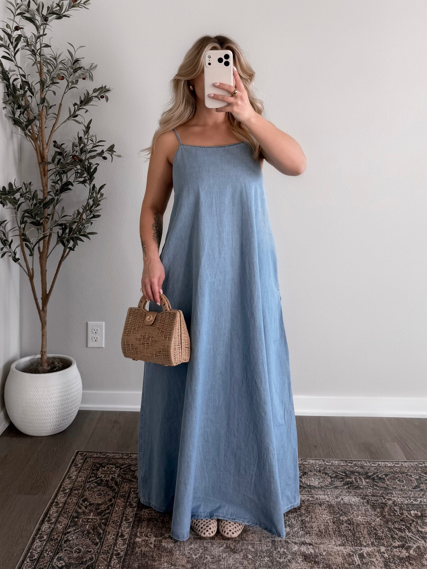 Sunline Denim Maxi Dress