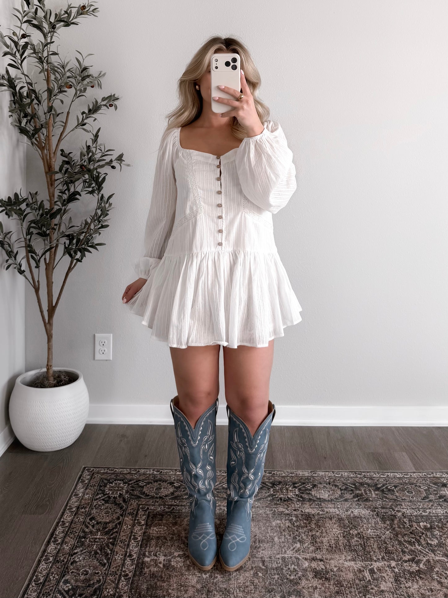 Cottonwood Romper / White Final Sale