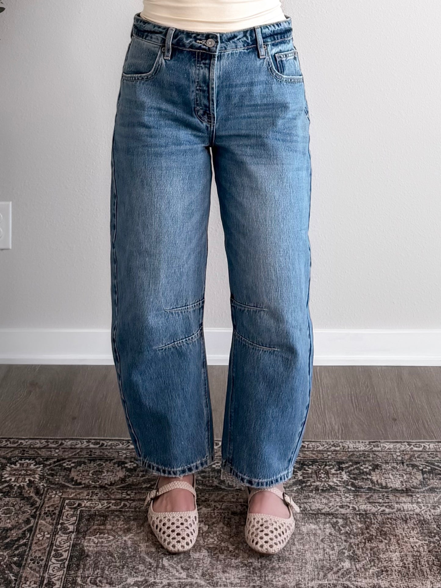 Dylan Crop Barrel Jean (Short Friendly)