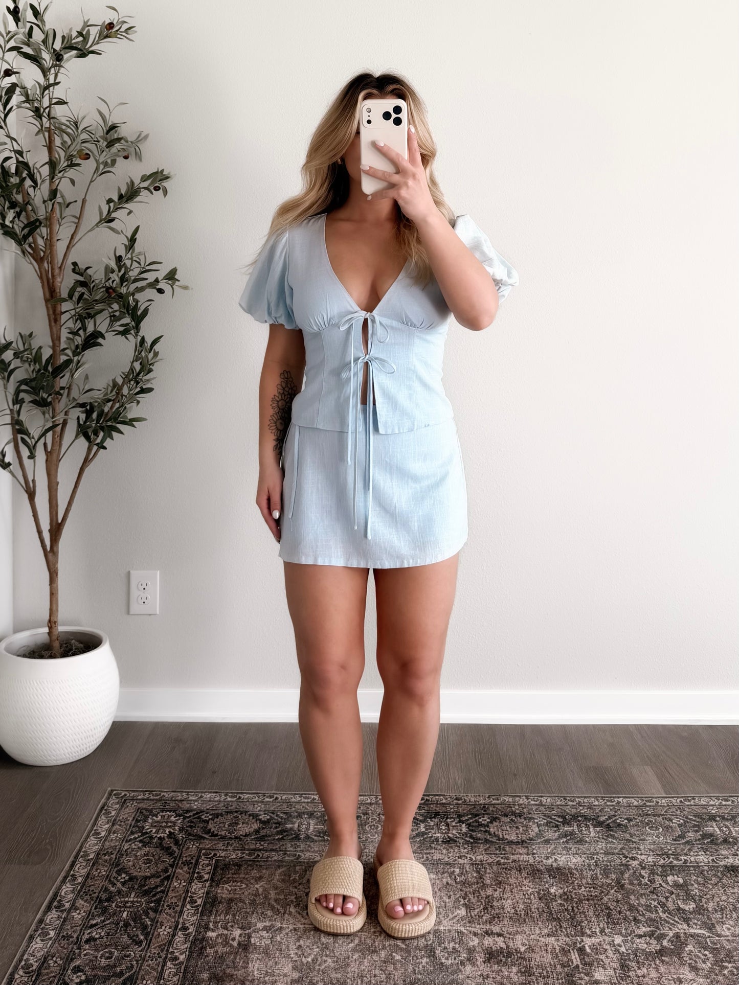Babes Brunch Wrap Skort Set