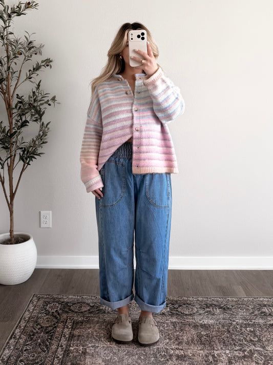 Lottie Denim Barrel Pants