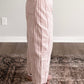 Gridlock Check Print Barrel Pant / Pink