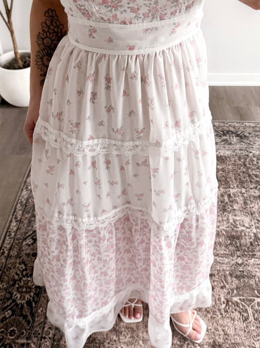 Bridgerton Floral Maxi Dress