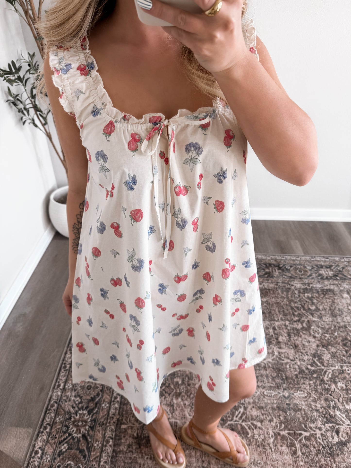 Fresh Fruit Babydoll Dress (Restocking 4.20)