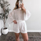 Elsie Eyelet Short Set