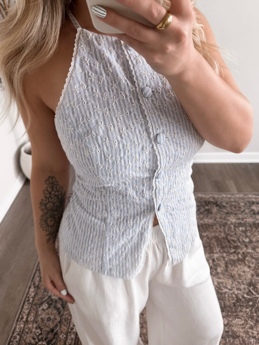 Sweet Harbor Halter Top