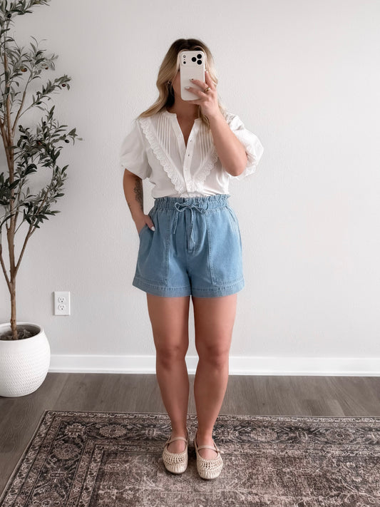 Summer In Maine Denim Shorts