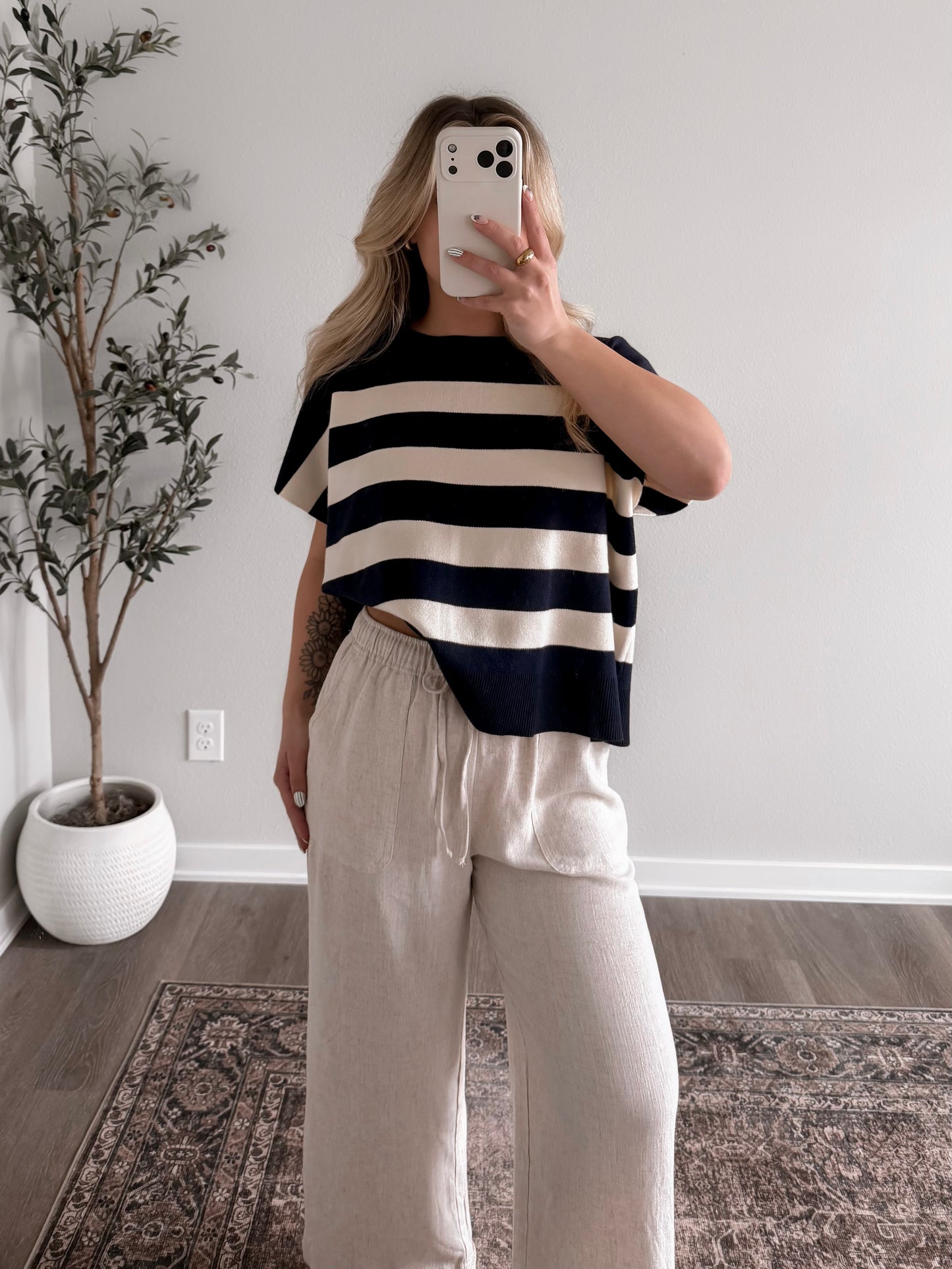 Hollis Stripe Soft Knit Top