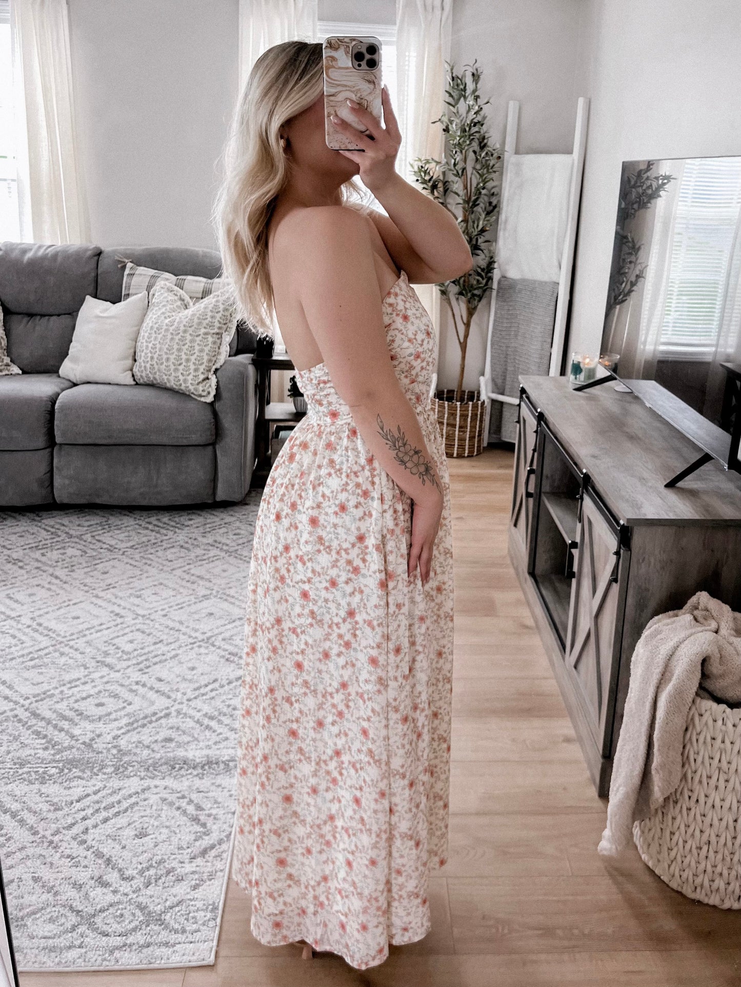 Lola Strapless Maxi Dress Final Sale