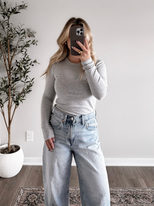 Classic Long Sleeve / Lt Grey